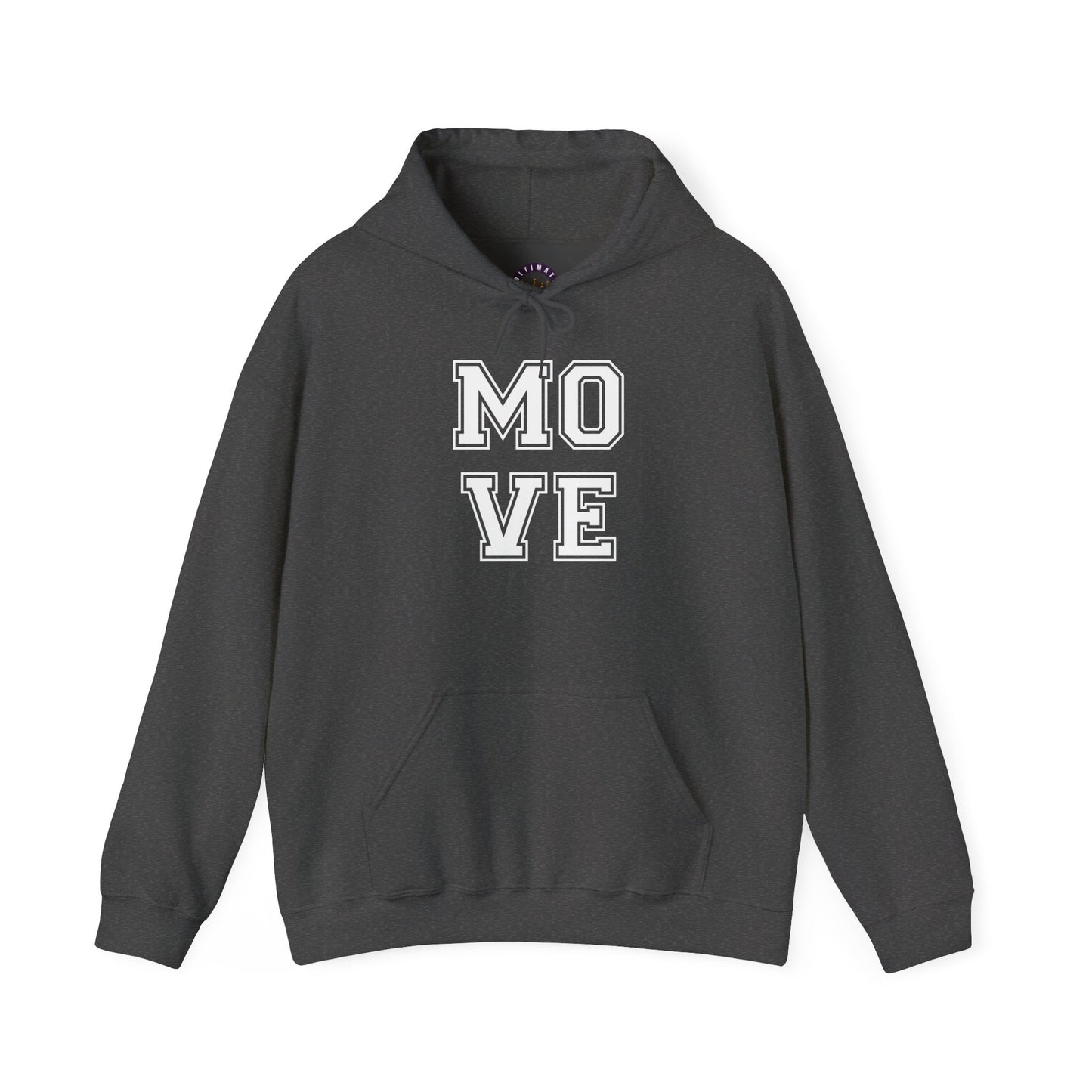 Motivational Hoodie | Unisex Heavy Blend Sweatshirt for Fitness Lovers, Gym Apparel, Gift for Athletes, Cozy Casual Wear, Move Your Body