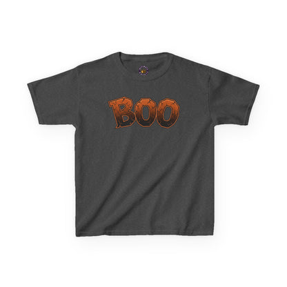 Kids Halloween 'BOO' Tee |  Cute Spooky Pumpkin Letter Graphic