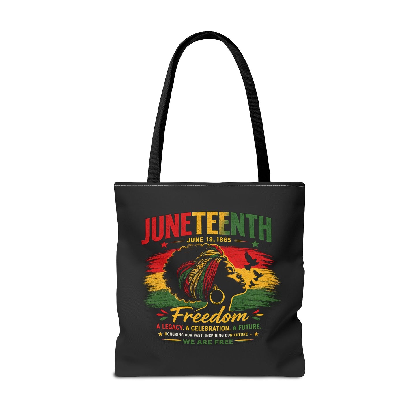 Juneteenth Freedom Tote Bag – Black History Celebration Grocery & Everyday Carry