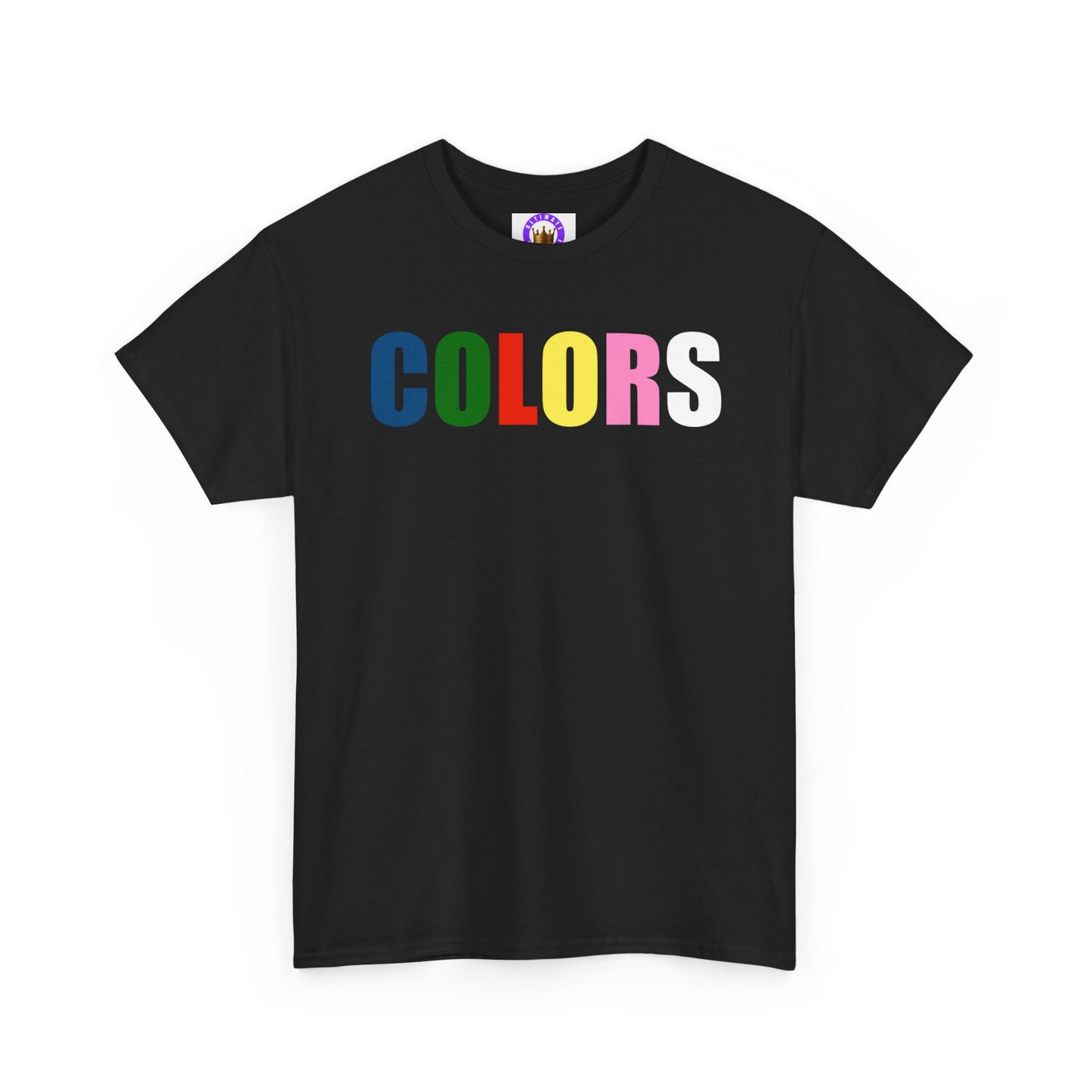 COLORS  Unisex Heavy Cotton Tee - Vibrant Casual Shirt, Gift for Art Lovers, Birthday Present, Pride Apparel, Everyday Wear