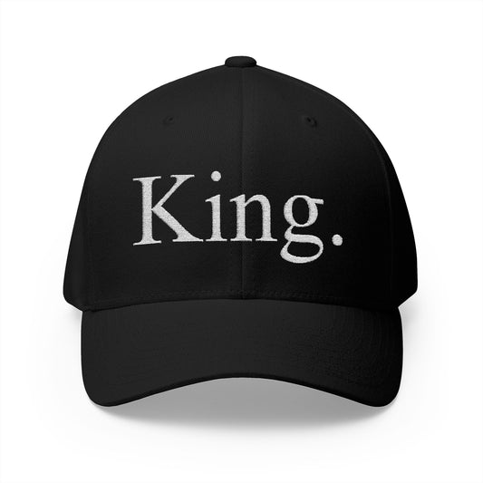 Embroidered King Cap, Unisex Baseball Hat, Gift for Him, Stylish Headwear, Trendy Cap for Celebrations, Fashion Accessory