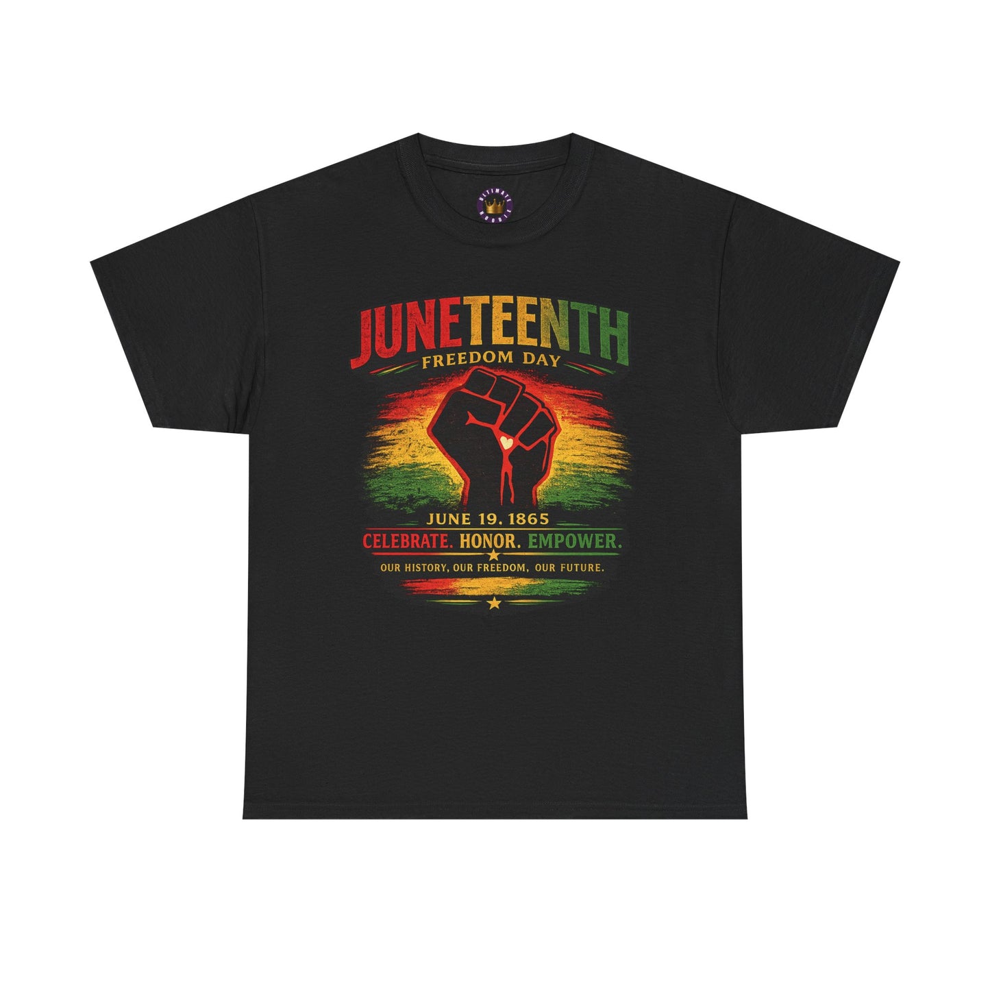 Juneteenth Freedom Day Tee — "Celebrate, Honor, Empowerment" Graphic T-Shirt