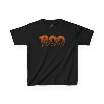 Kids Halloween 'BOO' Tee |  Cute Spooky Pumpkin Letter Graphic