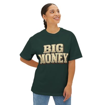 Big  Money Graphic Tee — Oversized Boxy Money Shirt