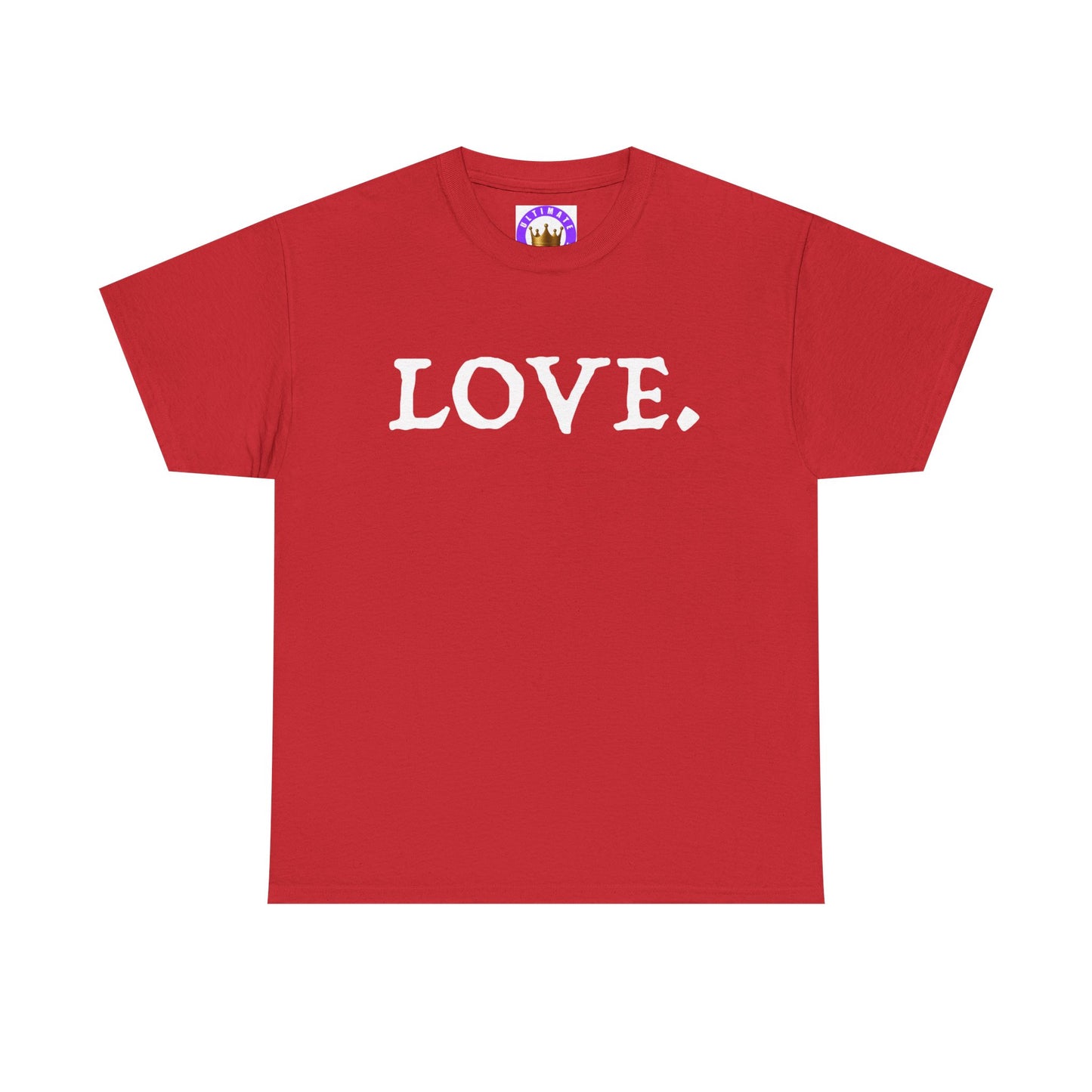 Love Tee (Unisex Heavy Cotton) | Casual Wear, Gift for Her, Couples Outfits, Everyday Tee, Heartfelt Apparel