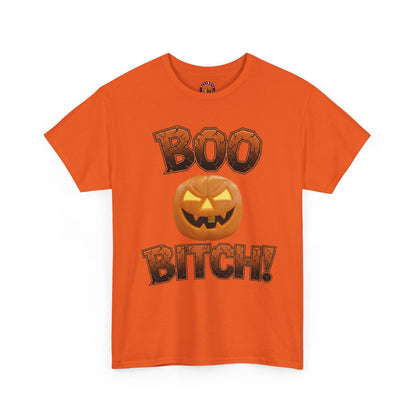 Halloween Tshirt Funny Spooky Pumpkin Face | Tee Shirt Adult Apparel Costume Alternative Jack Lantern Graphic Design Cotton Fabric Boo Text