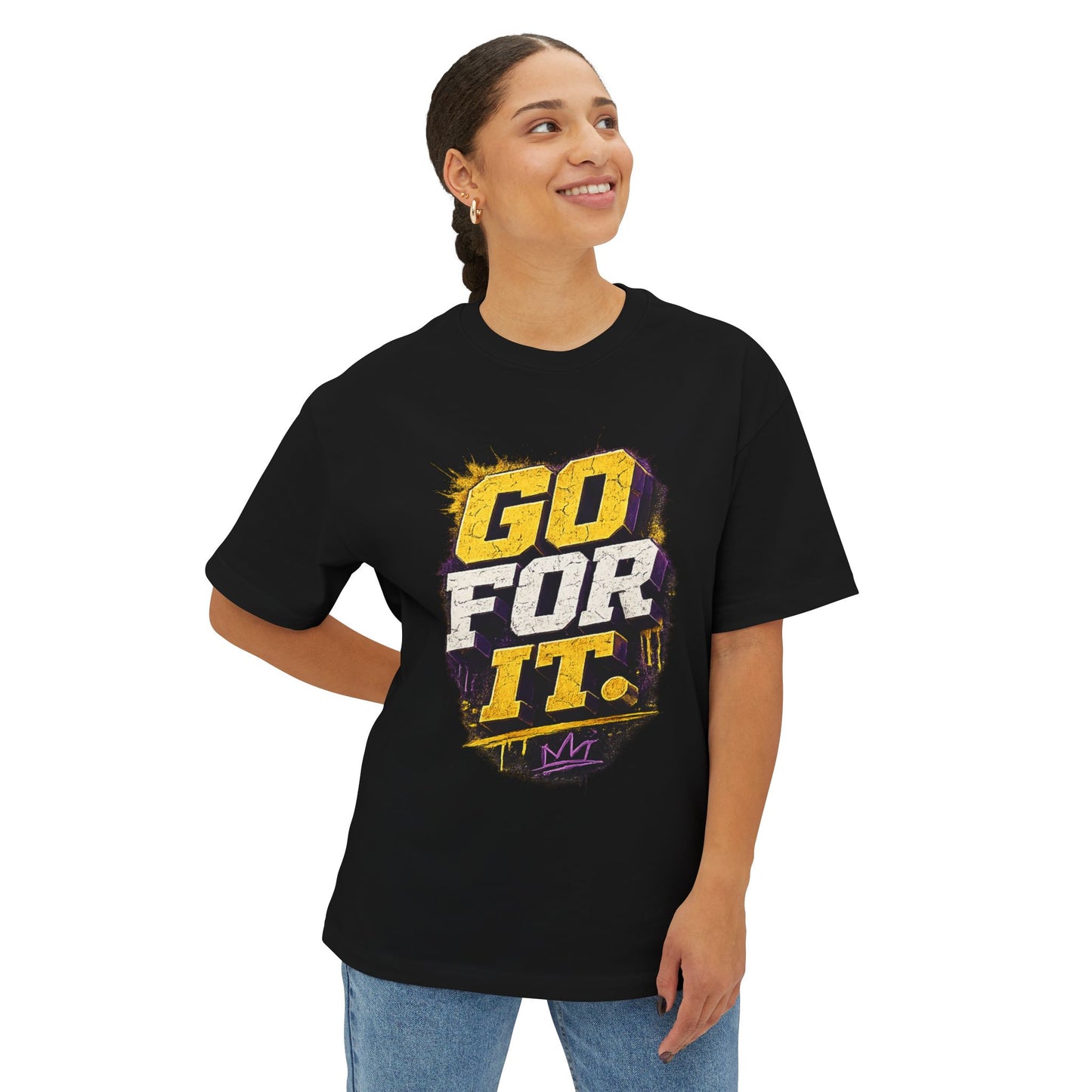 Go For It. Tee — Motivational Graphic T-Shirt ("Go For It or Watch Me Do It")