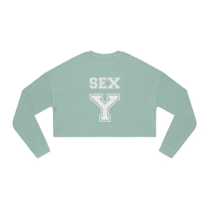 SEXY Cropped Sweatshirt  | Trendy Women's Crop Top, Casual Fashion, Gift for Her, Cute Lounge Wear, Everyday Style