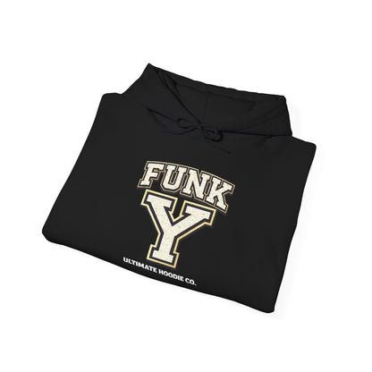 FunkY | Unisex Hoodie - Comfortable Casual Wear for Everyday Style, Gift for Friends, Streetwear, Music Lovers, Trendy Apparel