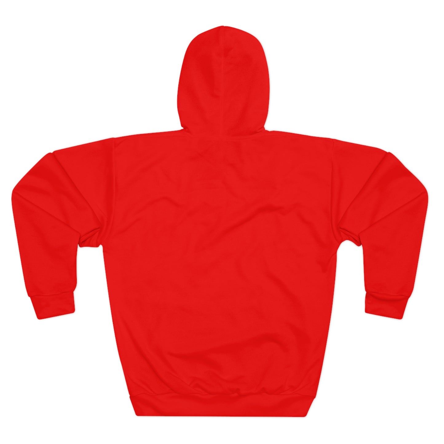 Good Devil Hoodie - Red Graphic Pullover with Gothic Script