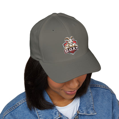 GOAT DAD Embroidered Cap — Classic Structured Baseball Hat