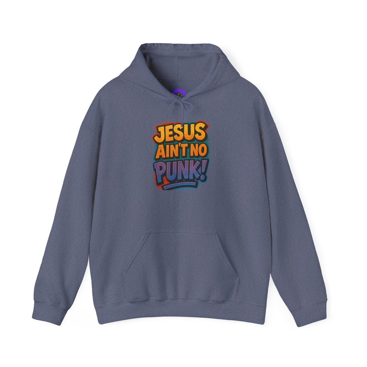 Jesus Ain't No Punk! Hoodie, Unisex Sweatshirt, Funny Christian Gift, Casual Wear, Streetwear Style, Unique Religious Apparel