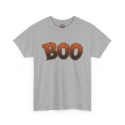 Halloween BOO Ghost Shirt | Spooky Season T-Shirt | Cute Fall Tee | Unisex Heavy Cotton Apparel | October Gift for Him Her