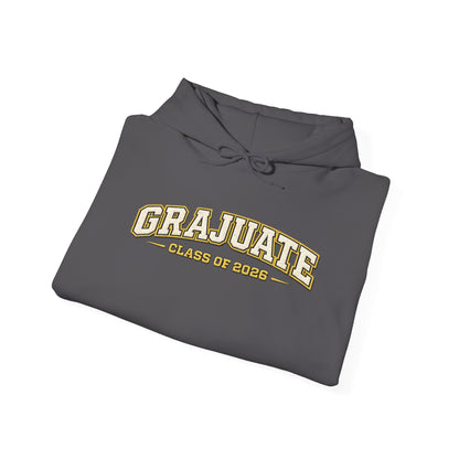 GRAJUATE HOODIE  | Unisex College Hoodie, Cozy Graduate Sweatshirt, Perfect Gift for Graduates, Funny Graduation apparel