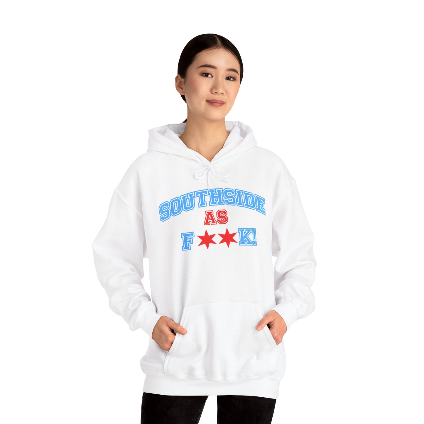 Southside As F**K! Hoodie | Chicago Flag Stars Pullover