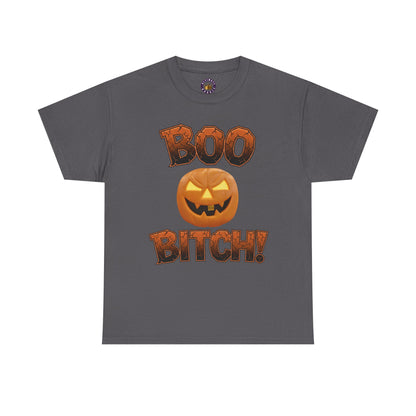 Halloween Tshirt Funny Spooky Pumpkin Face | Tee Shirt Adult Apparel Costume Alternative Jack Lantern Graphic Design Cotton Fabric Boo Text