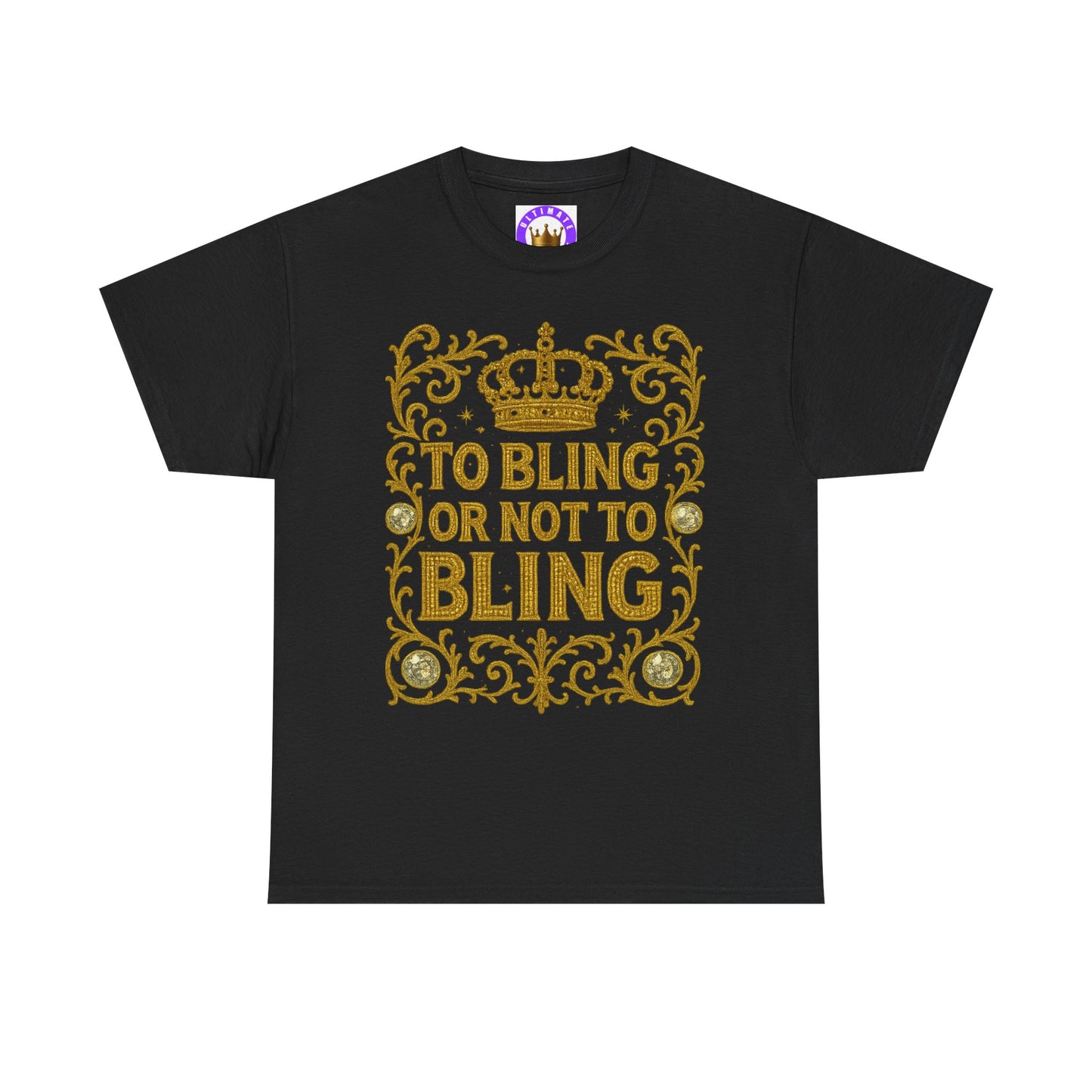 Bling Statement Tee - Perfect for Parties, Gifts, or Casual Wear, Funny Cotton T-Shirt, Holiday Gift, Unisex Style
