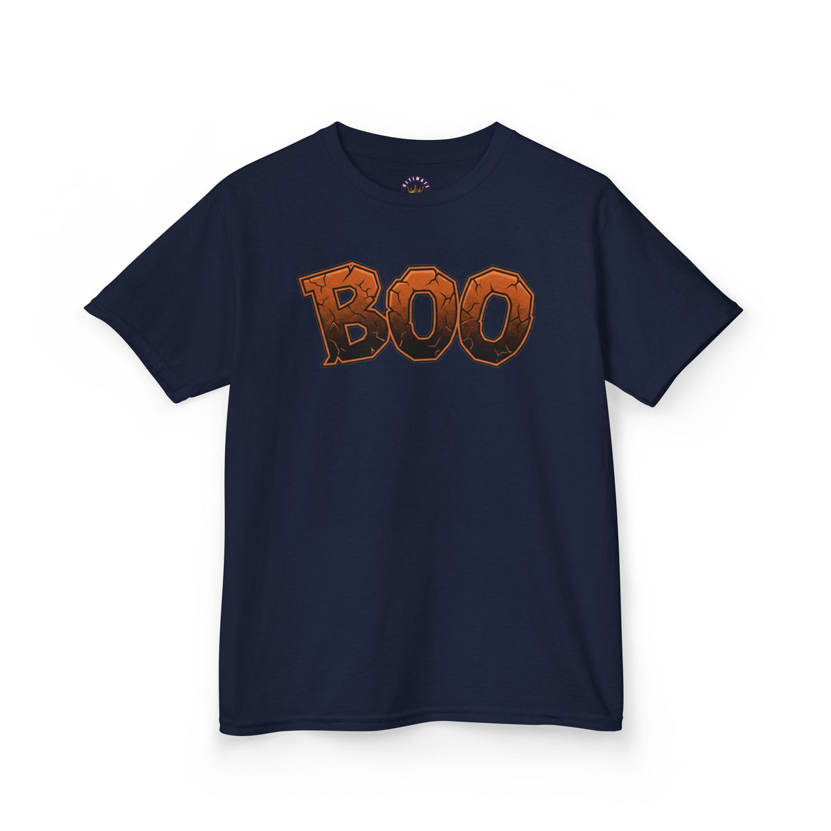 Kids Halloween 'BOO' Tee |  Cute Spooky Pumpkin Letter Graphic