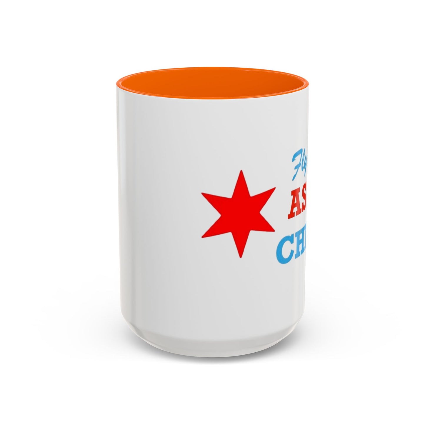 Fly As Chi Coffee Mug with Bold Typography, Perfect for Chicago Lovers, Unique Gift, Travel Mug, Fun Office Décor, Everyday Use