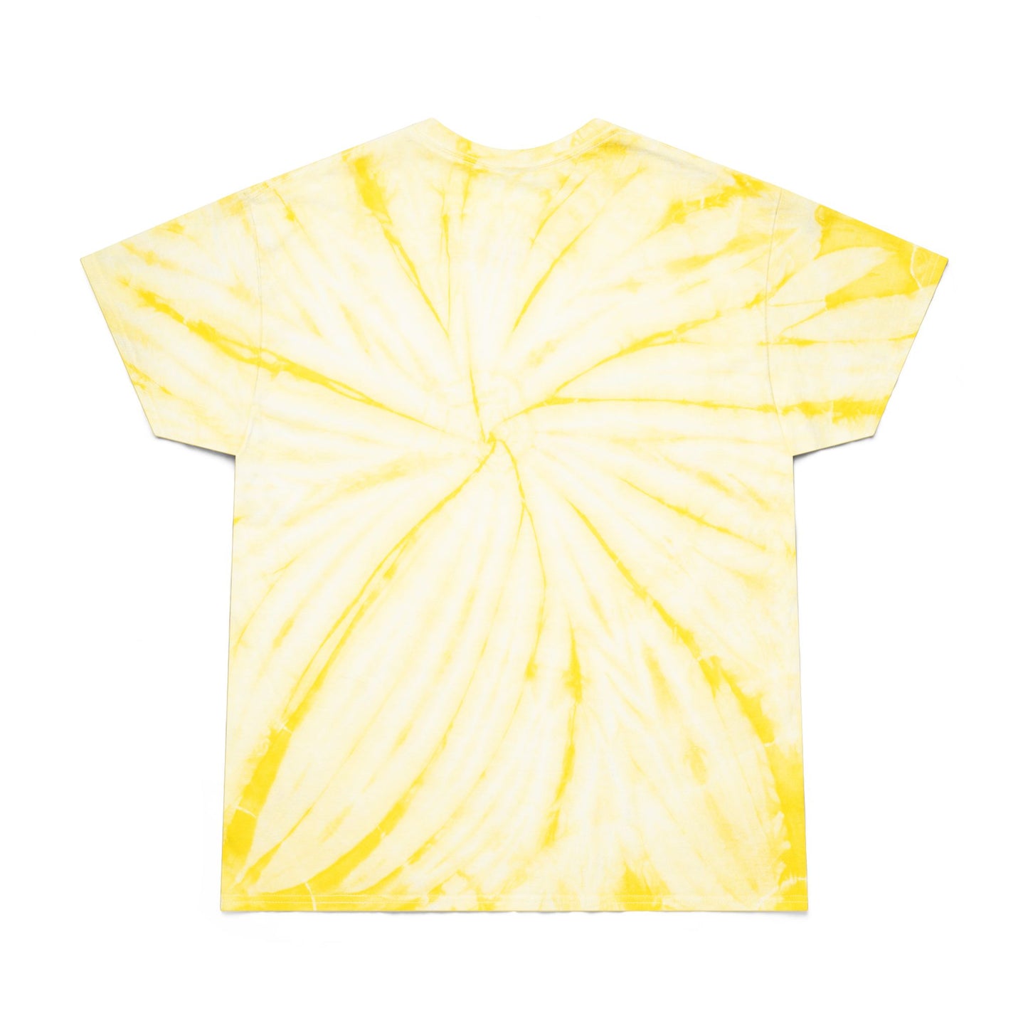 Tie-Dye Star Tee — Yellow Cyclone Graphic T‑Shirt