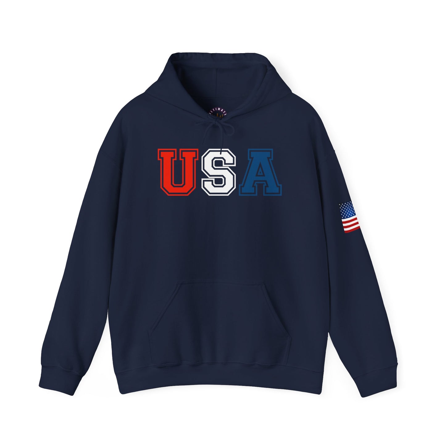 USA Hoodie |  Unisex Sweatshirt, Patriotic Casual Wear, Gift for Veterans, Eco-Friendly Clothing