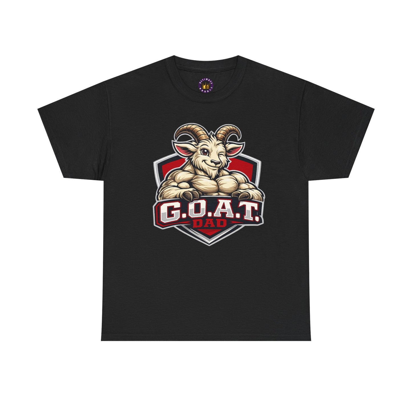 G.O.A.T. Dad T-Shirt — Funny Father’s Day Tee with Goat Mascot