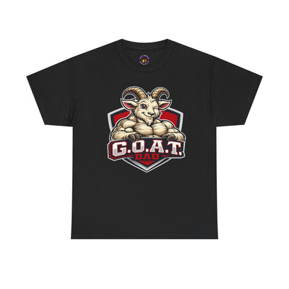 G.O.A.T. Dad T-Shirt — Funny Father’s Day Tee with Goat Mascot