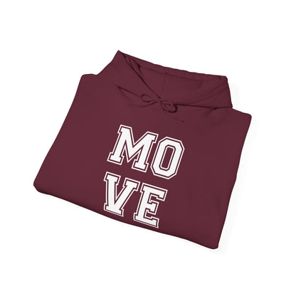 Motivational Hoodie | Unisex Heavy Blend Sweatshirt for Fitness Lovers, Gym Apparel, Gift for Athletes, Cozy Casual Wear, Move Your Body