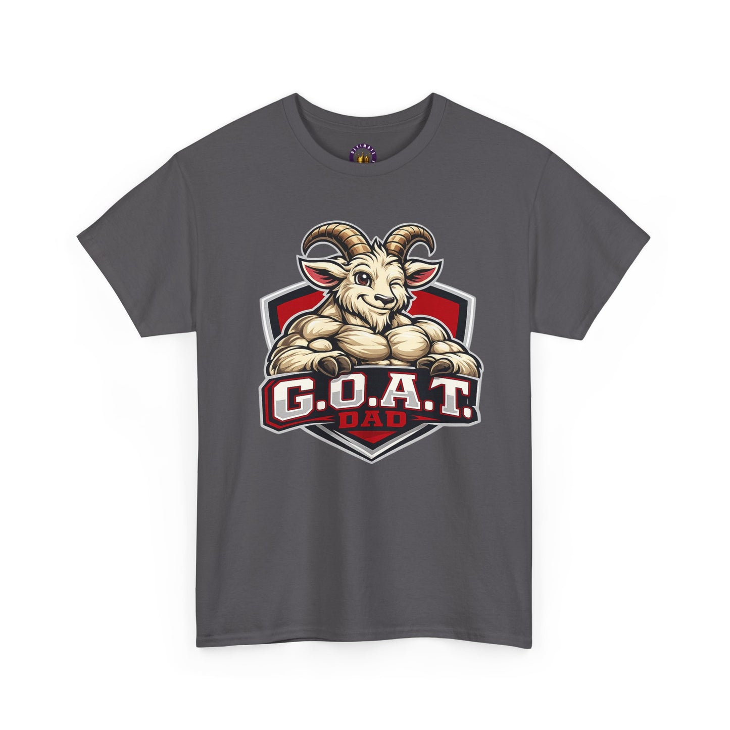 G.O.A.T. Dad T-Shirt — Funny Father’s Day Tee with Goat Mascot