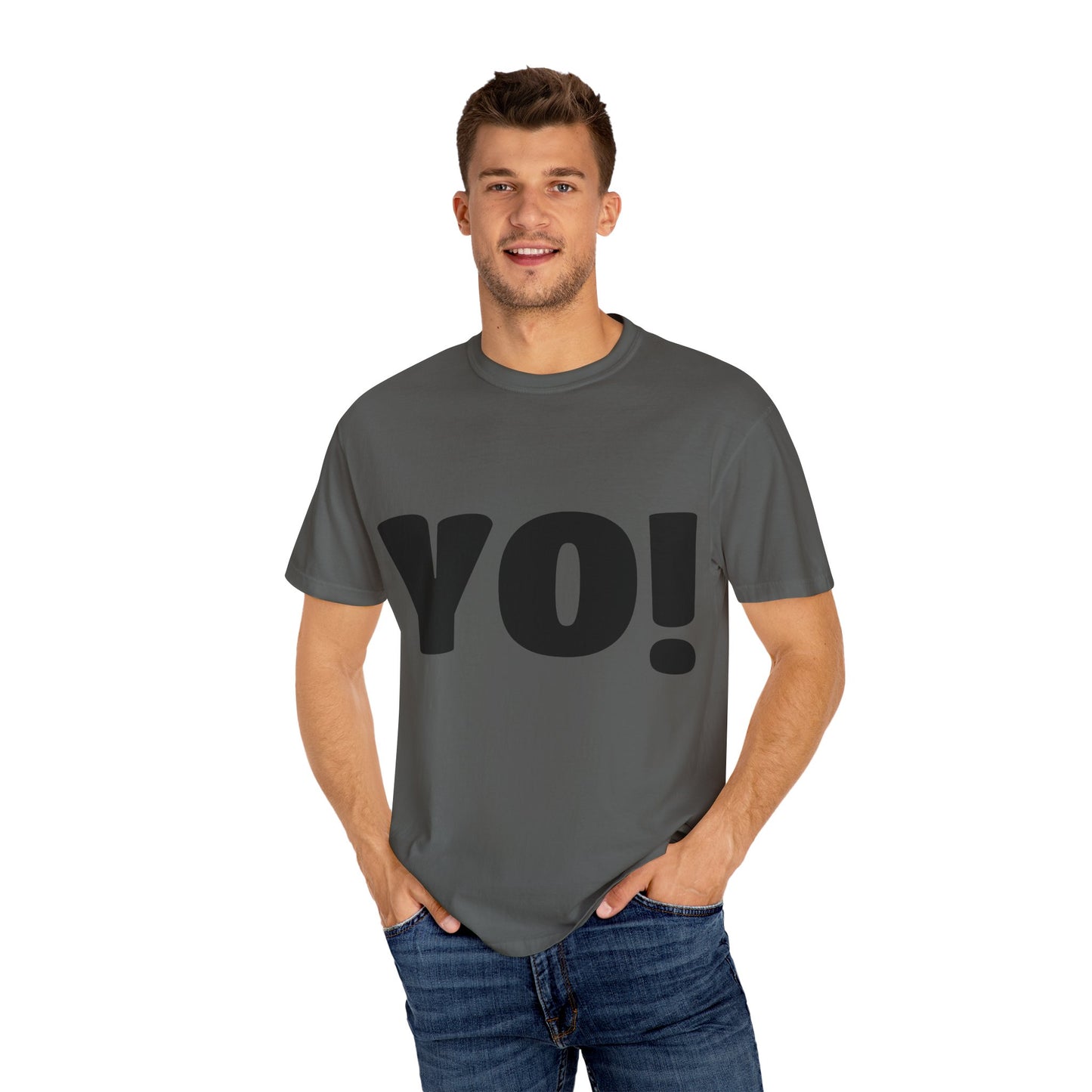 Cool T-Shirt (YO!), Casual Tee, Streetwear Shirt, Gift for Friends, Fun Quotes Tee