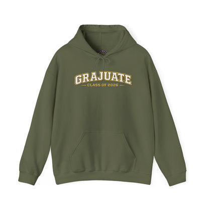 GRAJUATE HOODIE  | Unisex College Hoodie, Cozy Graduate Sweatshirt, Perfect Gift for Graduates, Funny Graduation apparel