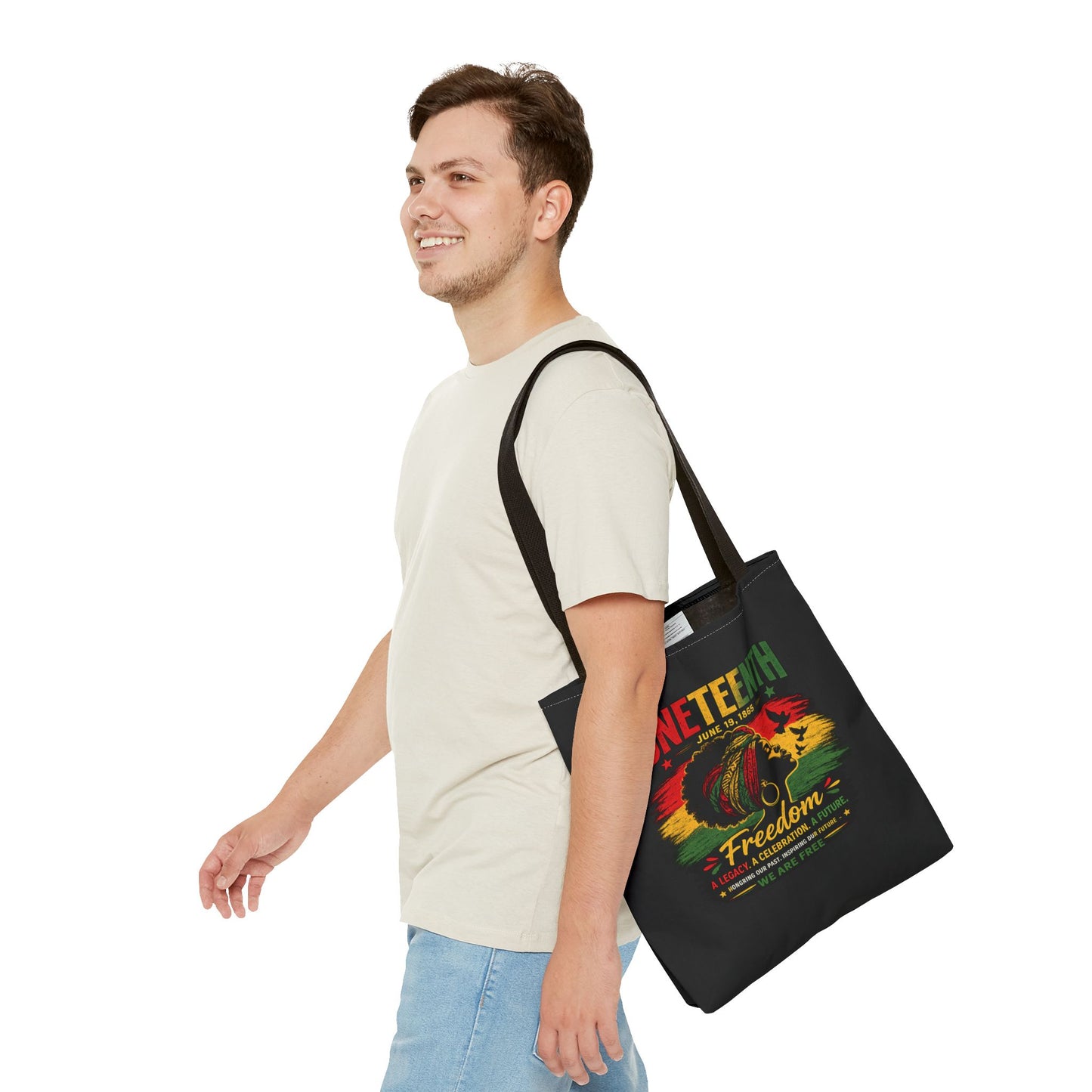 Juneteenth Freedom Tote Bag – Black History Celebration Grocery & Everyday Carry