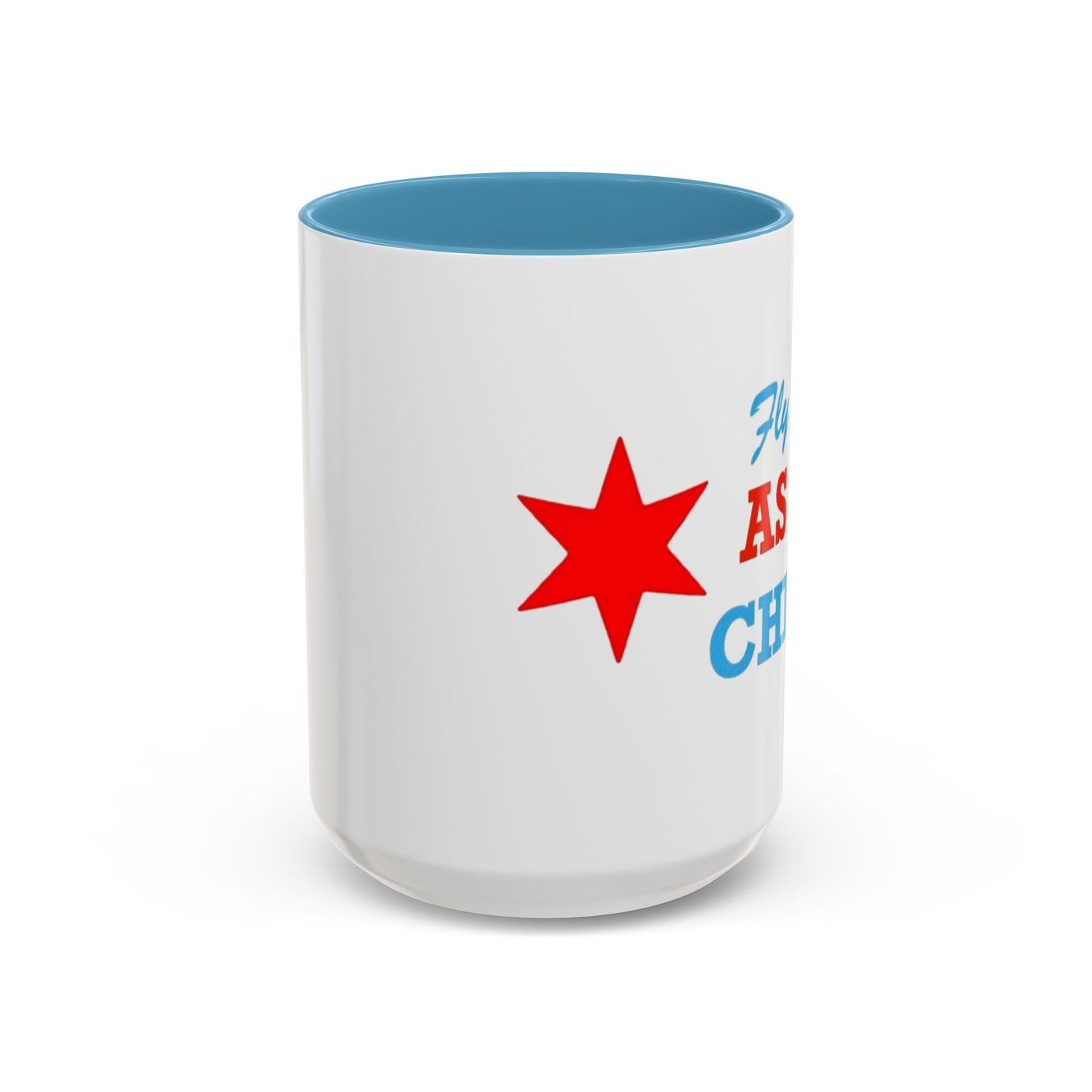 Fly As Chi Coffee Mug with Bold Typography, Perfect for Chicago Lovers, Unique Gift, Travel Mug, Fun Office Décor, Everyday Use