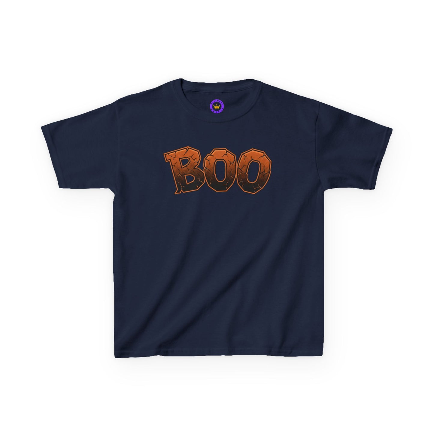 Kids Halloween 'BOO' Tee |  Cute Spooky Pumpkin Letter Graphic
