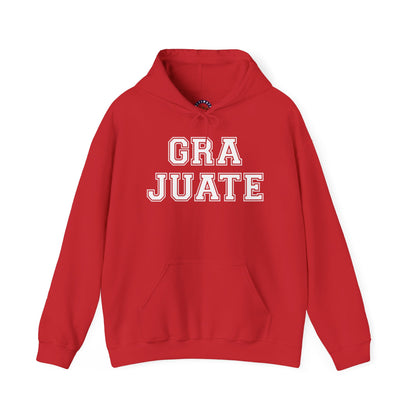 GRA JUATE Hoodie | Unisex Graduation Sweatshirt, Gift for Grads, College Sweatshirt, Class of 2023, High School Graduate Apparel