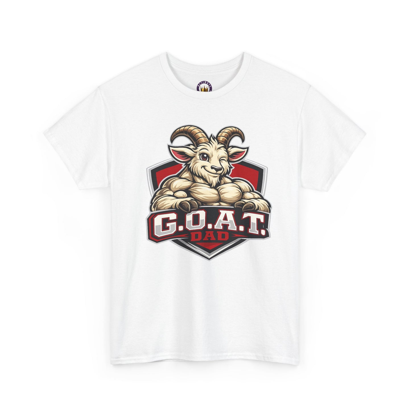 G.O.A.T. Dad T-Shirt — Funny Father’s Day Tee with Goat Mascot