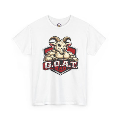 G.O.A.T. Dad T-Shirt — Funny Father’s Day Tee with Goat Mascot