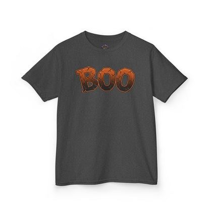 Kids Halloween 'BOO' Tee |  Cute Spooky Pumpkin Letter Graphic