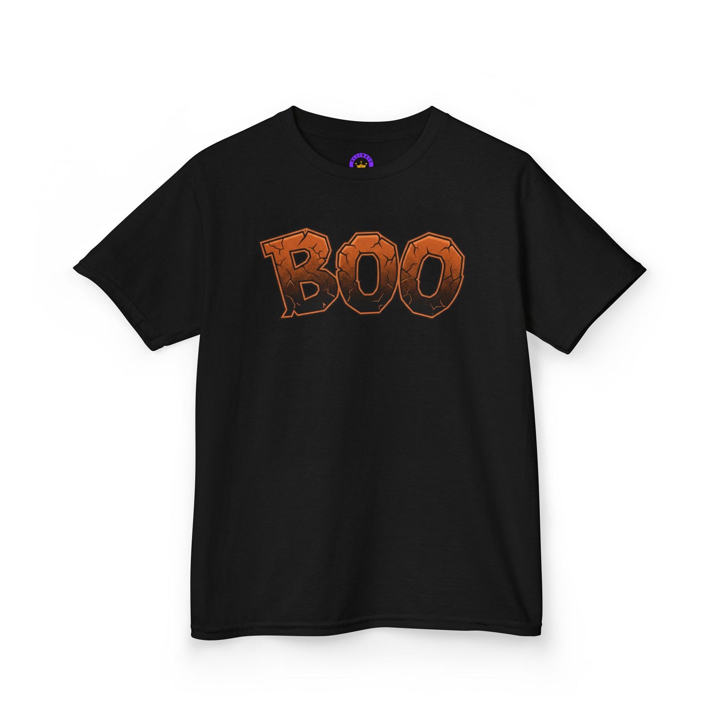 Kids Halloween 'BOO' Tee |  Cute Spooky Pumpkin Letter Graphic