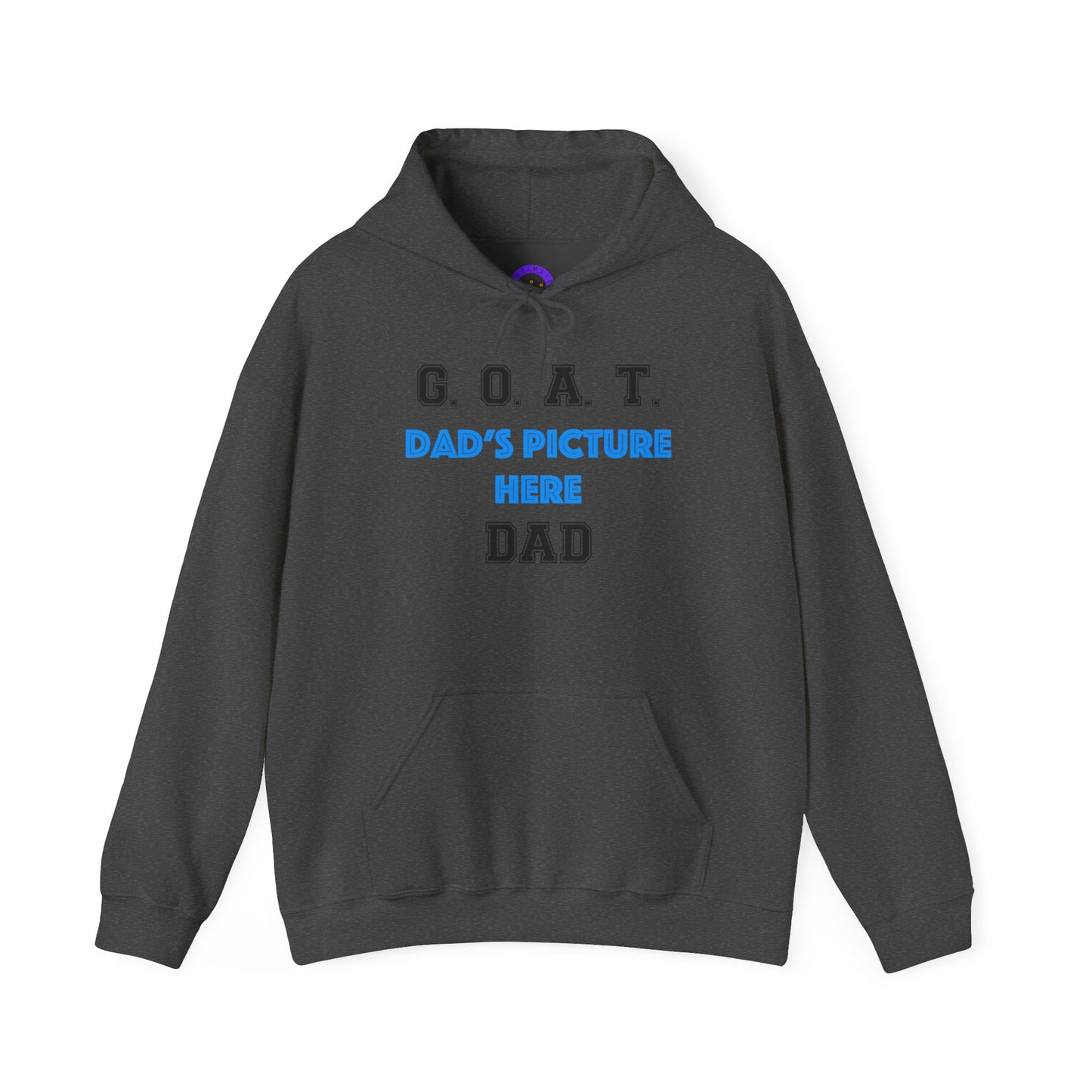 G.O.A.T. DAD Customizable Hoodie | Cozy Unisex Hooded Sweatshirt