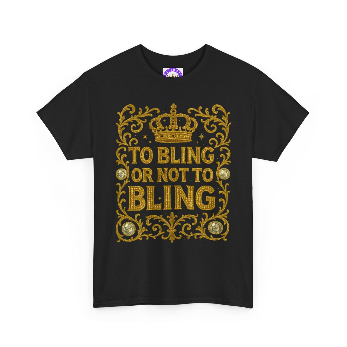 Bling Statement Tee - Perfect for Parties, Gifts, or Casual Wear, Funny Cotton T-Shirt, Holiday Gift, Unisex Style