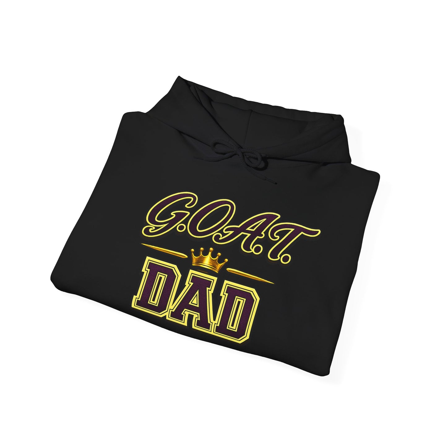 G.O.A.T. DAD Personalizable Hoodie | Cozy Unisex Hooded Sweatshirt